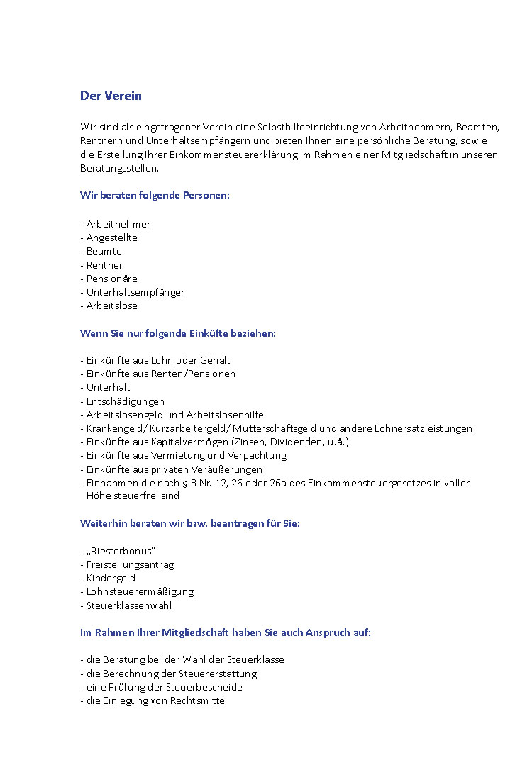 Pecunia Lohnsteuerhilfe e.V.